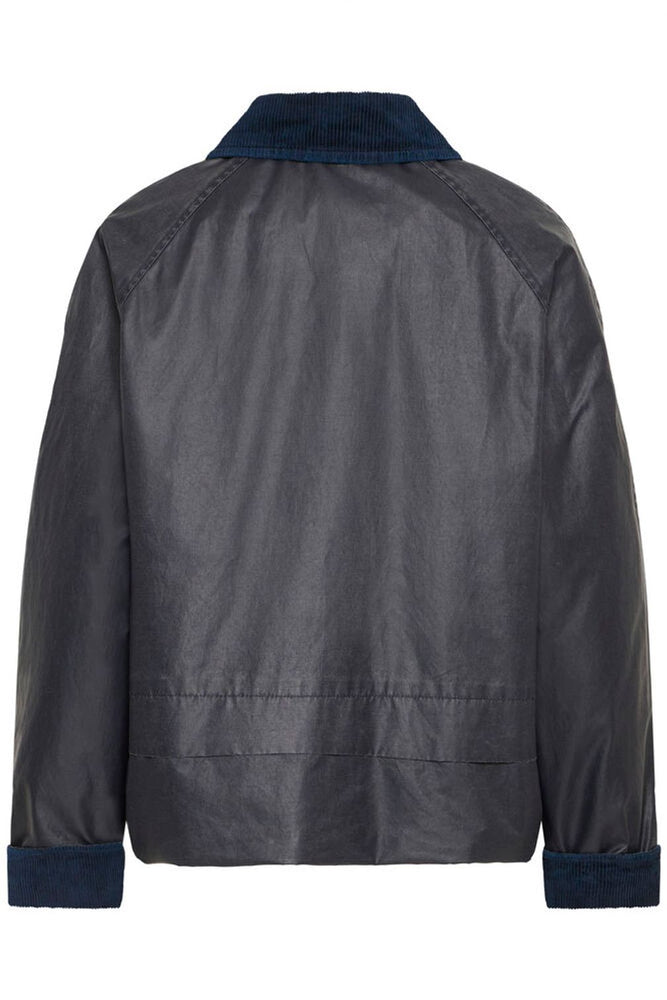 Ganilo Casual Waxed Jacket - Navy