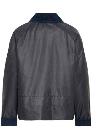 Ganilo Casual Waxed Jacket - Navy