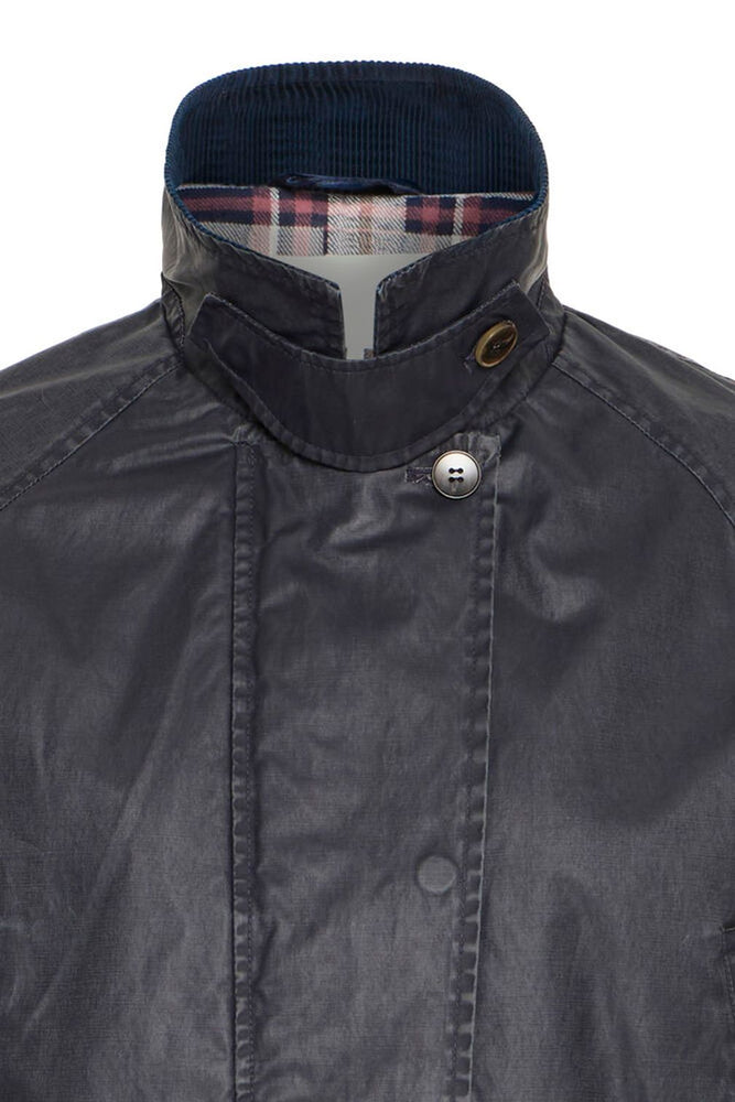 Ganilo Casual Waxed Jacket - Navy