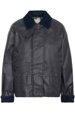 Ganilo Casual Waxed Jacket - Navy