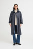 Ganilo Casual Waxed Coat - Navy