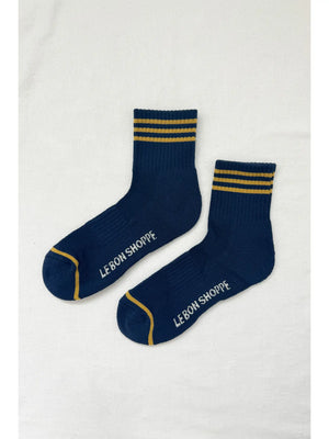 Girlfriend Socks: Navy