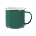 Coloured Enamel Mug - 375ml - Green