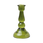 Paddywax Tall Glass Candle Holder - Green
