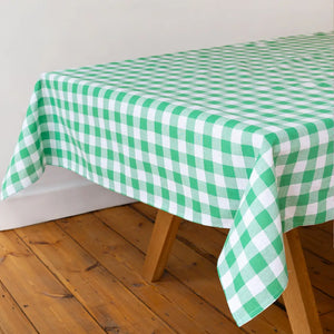 Gingham Tablecloth - Green