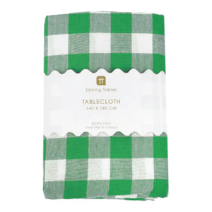 Gingham Tablecloth - Green