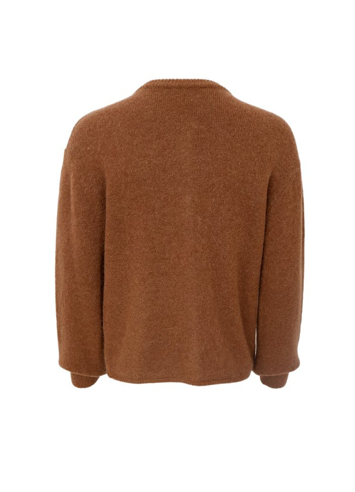 Bella Knitted Cardigan - Camel