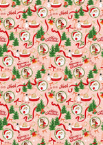 Kitschmas Santa Xmas Flat Wrap