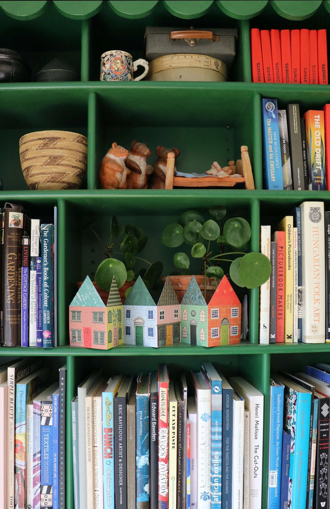 Houses Concertina Card