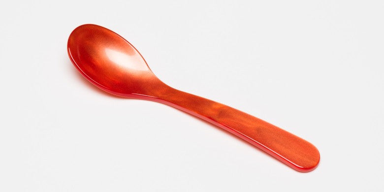 Egg Spoon - Coral