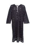 Helena Cotton Dress - Black