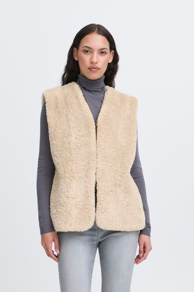 Hizala Waistcoat - Natural