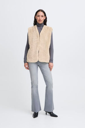 Hizala Waistcoat - Natural
