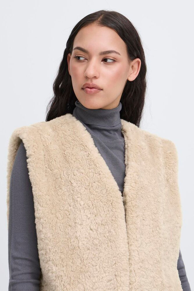 Hizala Waistcoat - Natural