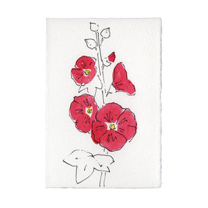 Charleston Collection Card - Hollyhock