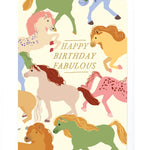 Birthday Horses Card