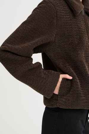 Hatavo Casual Jacket - Chocolate Torte - Brown