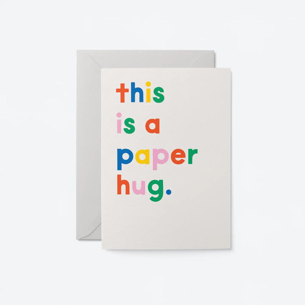 This Is A Paper Hug Card