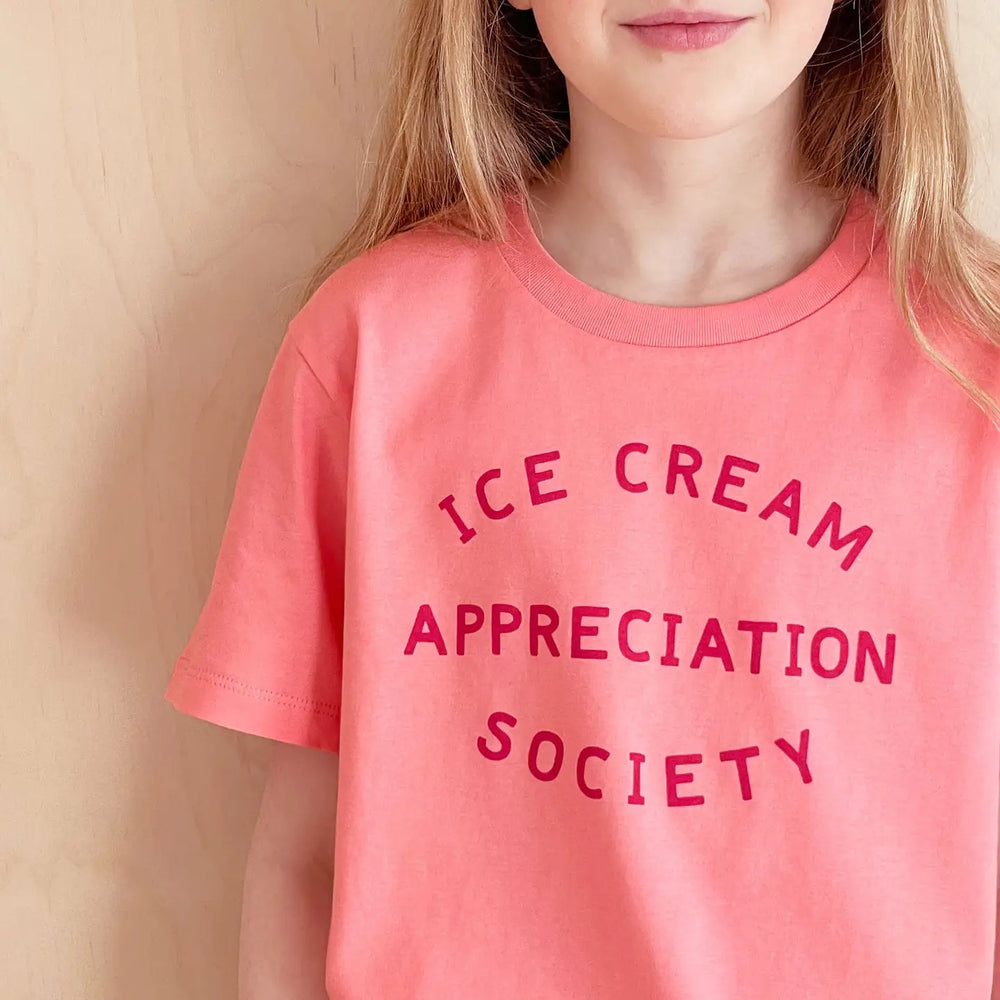 Ice Cream Appreciation Society - Kid's T-shirt - Bubble Gum - 5-6 years