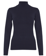 MAFA Knitted Roll Neck Pullover - Total Eclipse