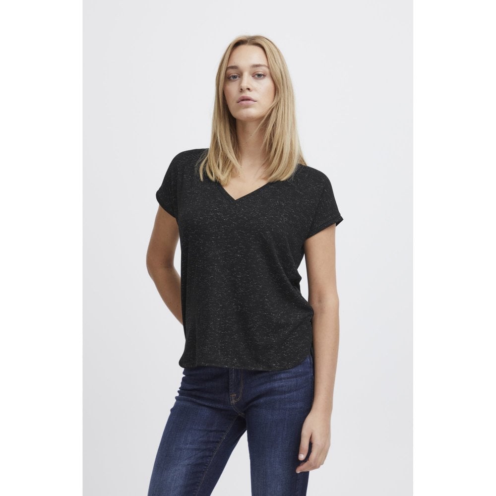 Rebel T Shirt - Black V Neck