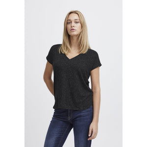 Rebel T Shirt - Black V Neck