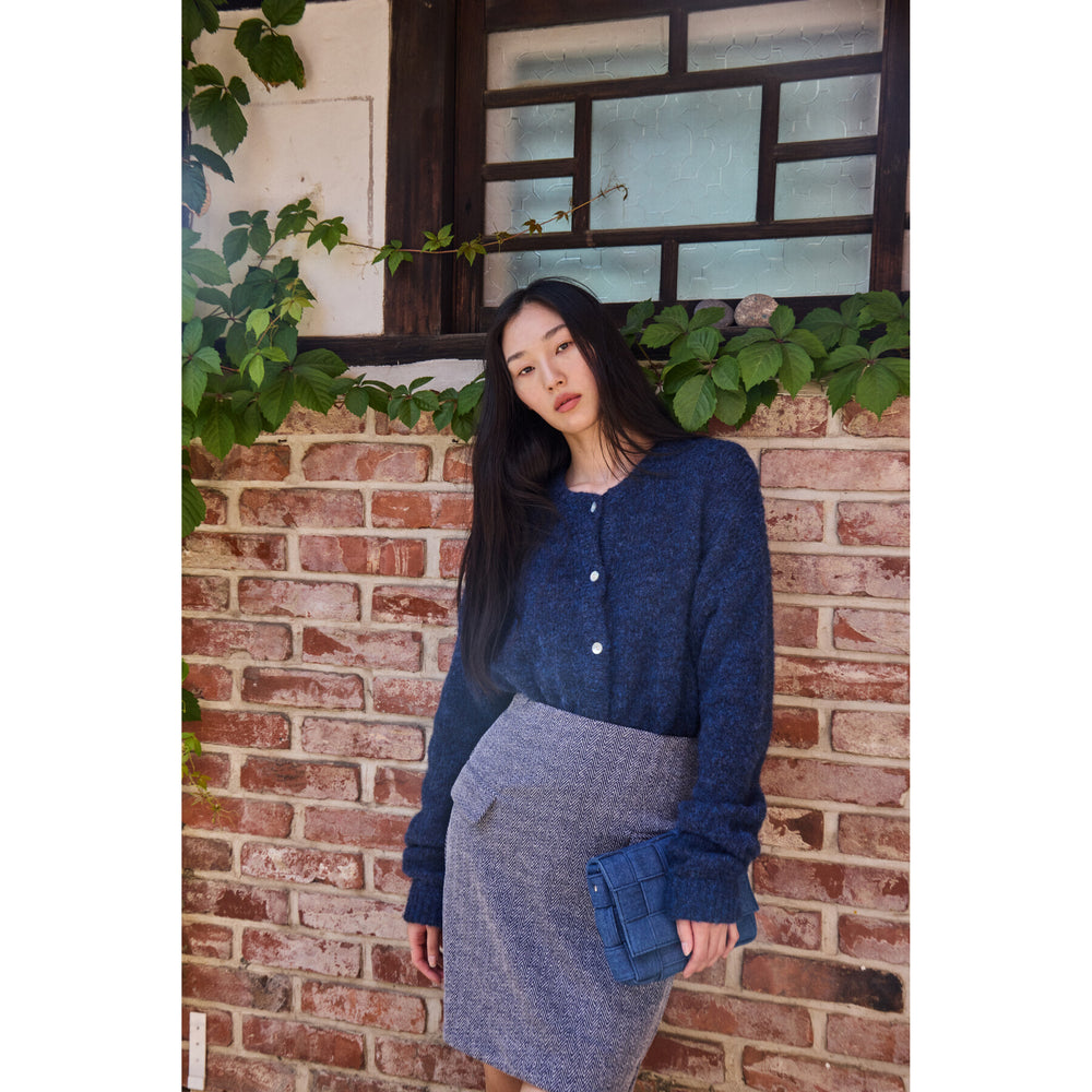 Belablue Knitted Cardigan - Patriot Blue