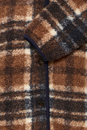 Kolira Jacket - Dark Navy Check