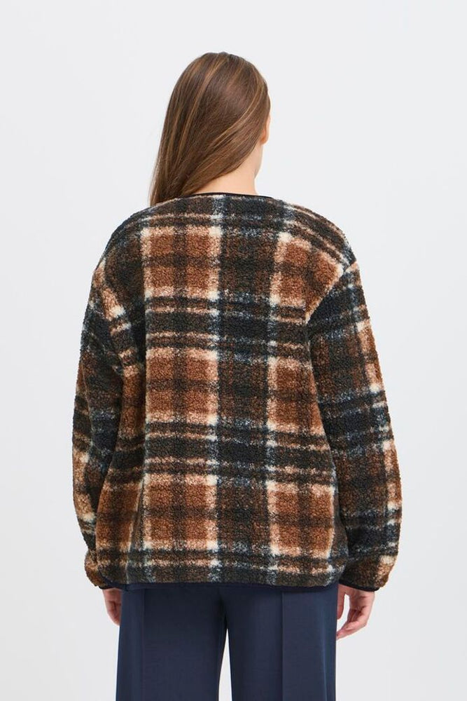 Kolira Jacket - Dark Navy Check