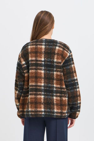 Kolira Jacket - Dark Navy Check