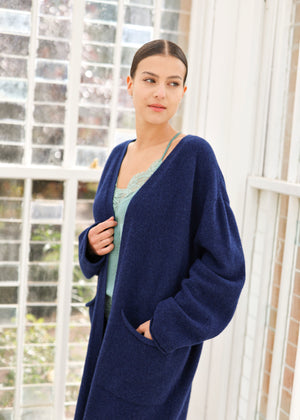 Corry Long Cardigan (Cardi-Coat) - Regatta