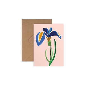 Brie Harrison Greetings Card - Iris