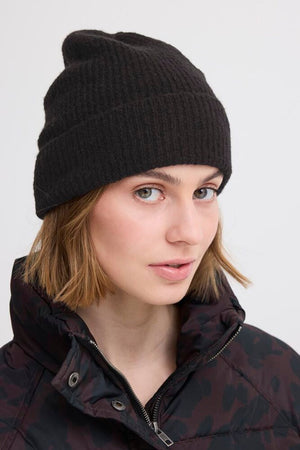 Ivo Knitted Beanie Hat - Black