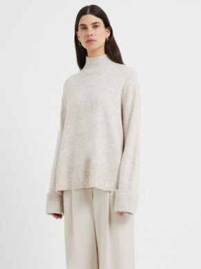 Carice Knit High Neck Jumper