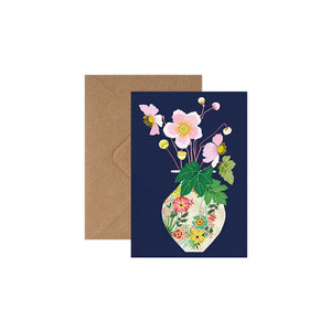 Brie Harrison Greetings Card - Japanese Anemone