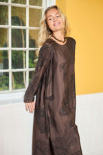 Jasmine Long Dress - Coffee