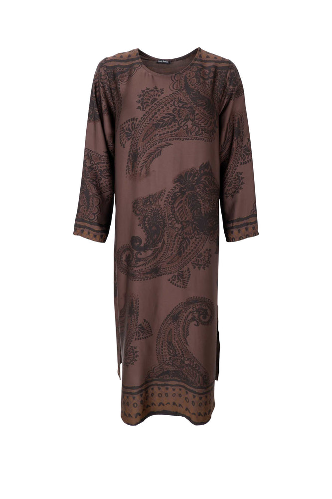 Jasmine Long Dress - Coffee