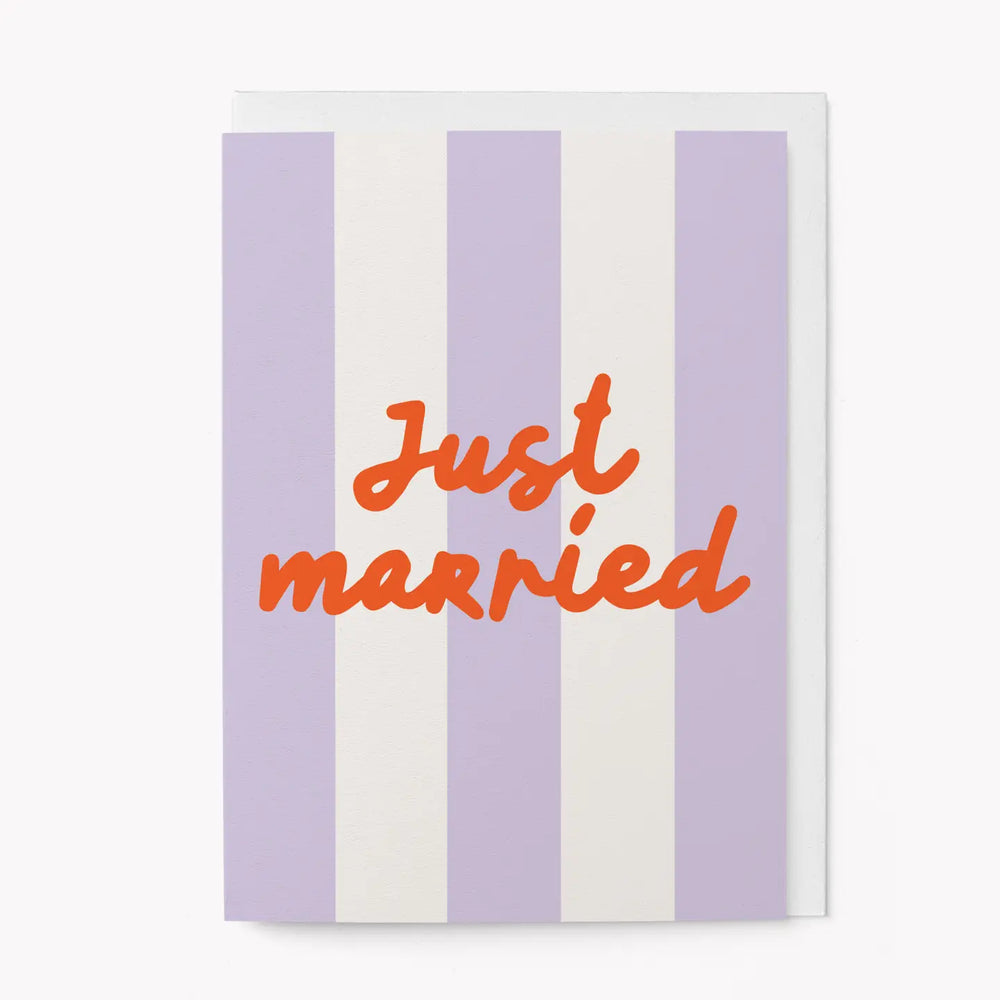 Just Married Card