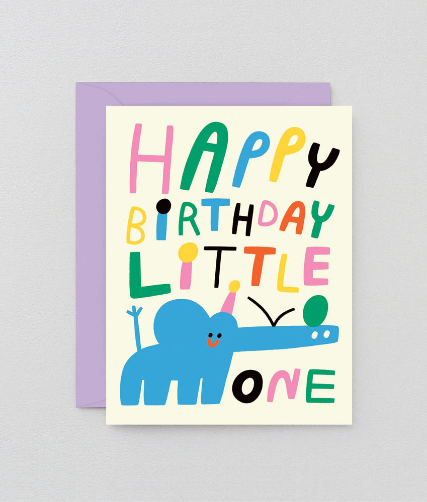 Happy Birthday Little One Kids Card