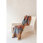 Recycled Wool Knee Blanket in Stewart Tartan