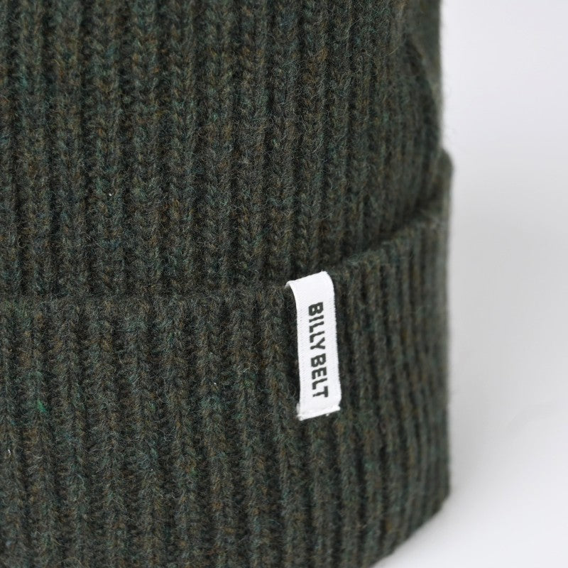 Wool Beanie Hat - Khaki
