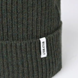 Wool Beanie Hat - Khaki