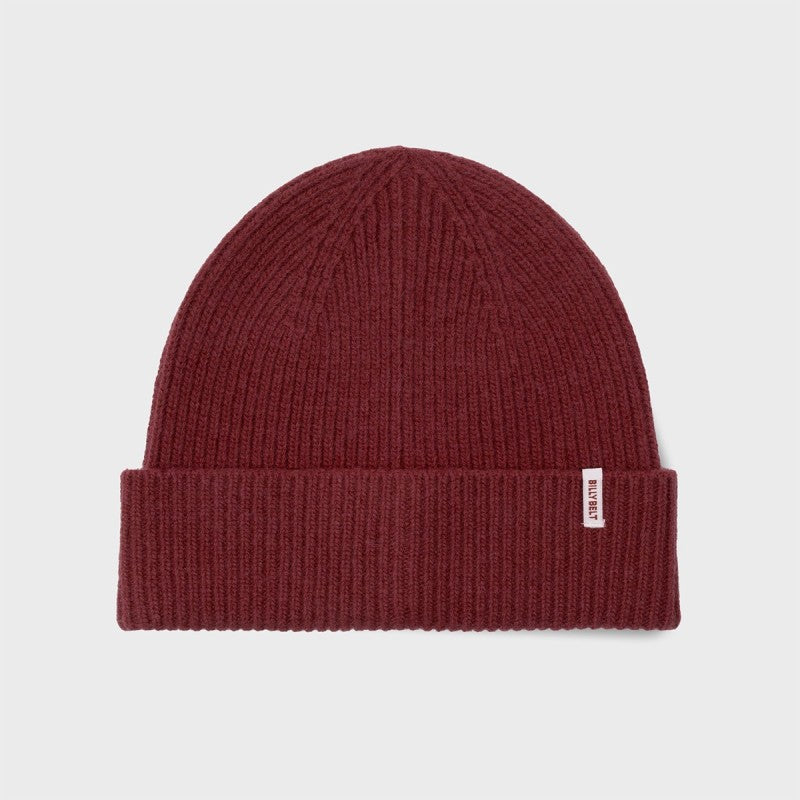 Wool Beanie Hat - Terracotta
