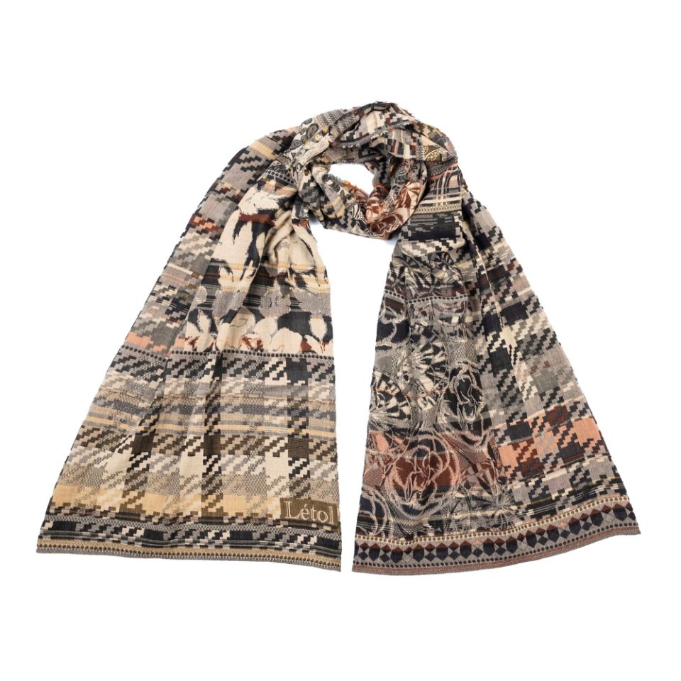 Letol Hand-Loomed Organic Cotton Scarf - Lambert Papilotte