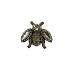 Beaded Bee Brooch - Gold (Small)