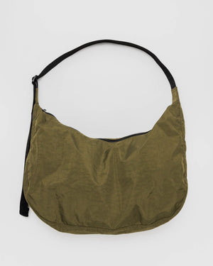 Baggu Large Nylon Crescent Bag - Seaweed