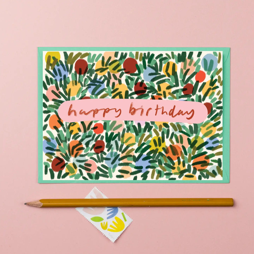 Birthday Leaves Card