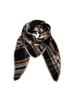 Leoni Large Soft Check Scarf