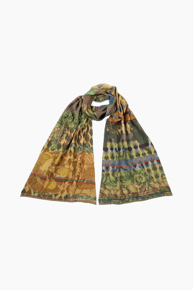 Letol Hand-Loomed Organic Cotton Scarf - Philippine Cedre