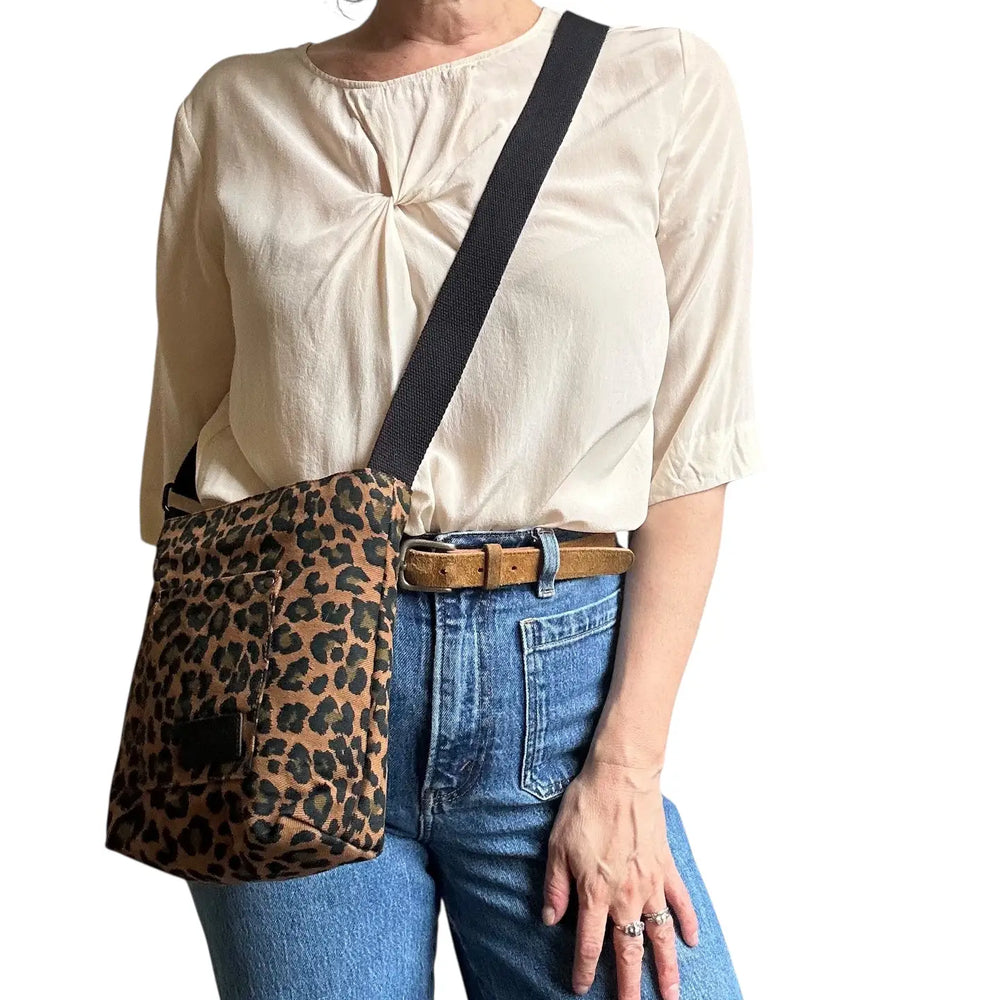 Lisbon Bag - Leopard Print Brown